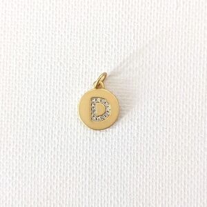 FREE with $25 purchase| Initial D I Gold Plated  Pendant